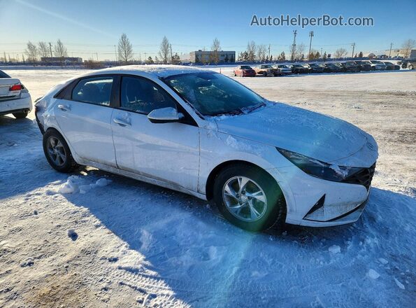 KMHLM4AG6MU161127 2021 HYUNDAI ELANTRA White Передня права чверть