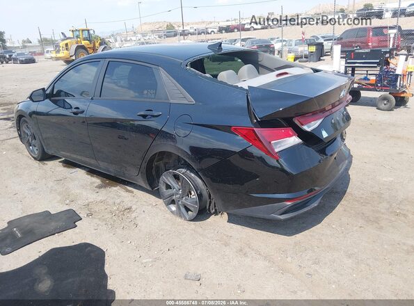 KMHLM4AG7NU294402 2022 HYUNDAI ELANTRA Black Հետևի ձախ