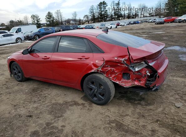 KMHLM4AG7NU353318 2022 HYUNDAI ELANTRA Red Rear left