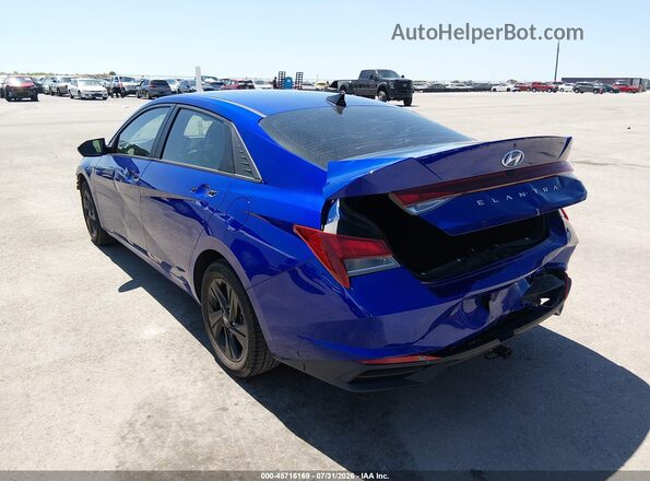 KMHLM4AG7PU396883 2023 HYUNDAI ELANTRA Blue Задня ліва чверть