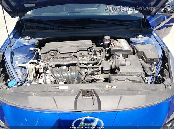 KMHLM4AG7PU396883 2023 HYUNDAI ELANTRA Blue Вид ззаду