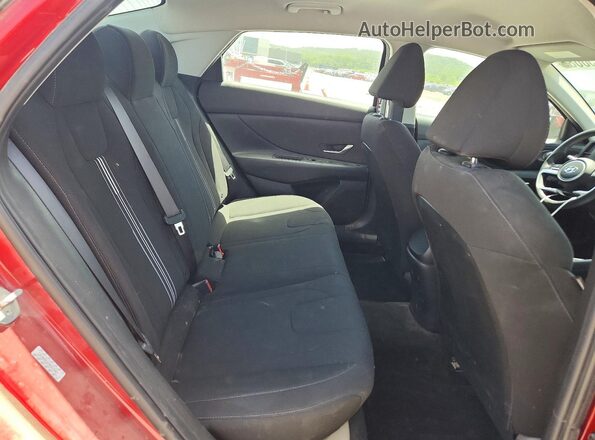 KMHLM4AG7PU606141 2023 HYUNDAI ELANTRA Red Rear seats view