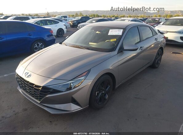 KMHLM4AG8MU093090 2021 HYUNDAI ELANTRA Gray Przód lewy