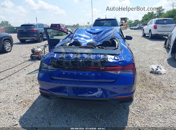 KMHLM4AG9MU093003 2021 HYUNDAI ELANTRA Синий 