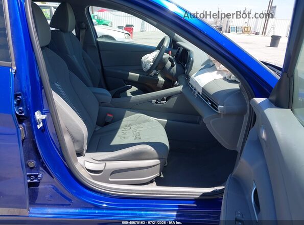 KMHLM4AG9PU586250 2023 HYUNDAI ELANTRA Blue Front interior view