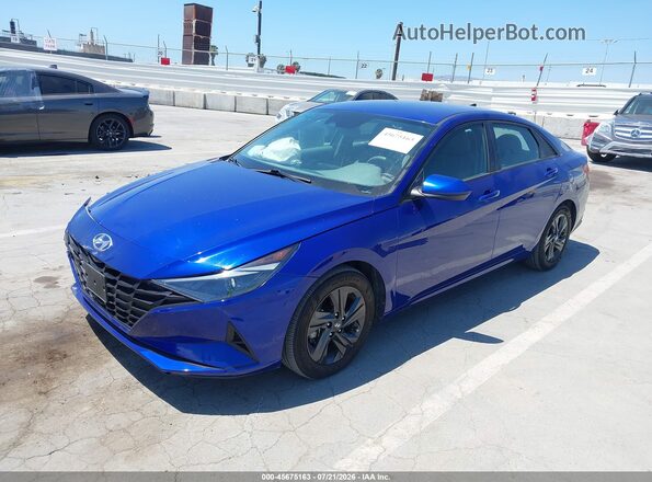 KMHLM4AG9PU586250 2023 HYUNDAI ELANTRA Blue Front left
