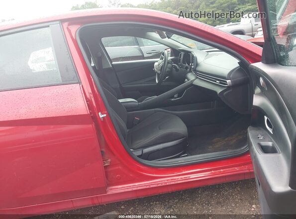 KMHLM4AGXMU128096 2021 HYUNDAI ELANTRA Красный Вид салона спереди