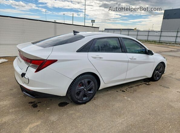 KMHLM4AGXNU258994 2022 HYUNDAI ELANTRA White უკანა მარჯვენა