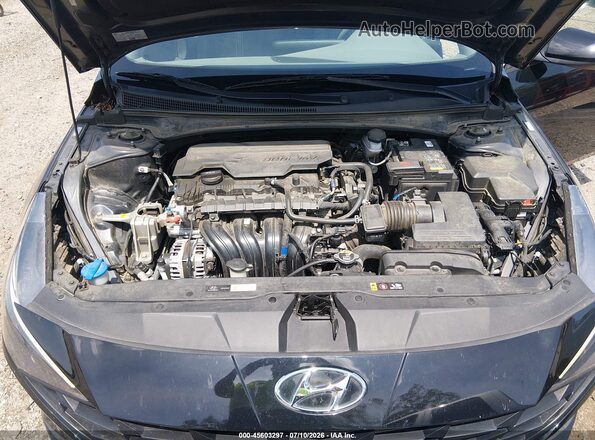 KMHLM4AGXPU543617 2023 HYUNDAI ELANTRA Black უკანა ხედი