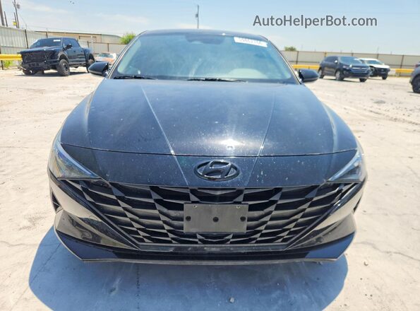 KMHLM4AGXPU582935 2023 HYUNDAI ELANTRA Black წინა ხედი