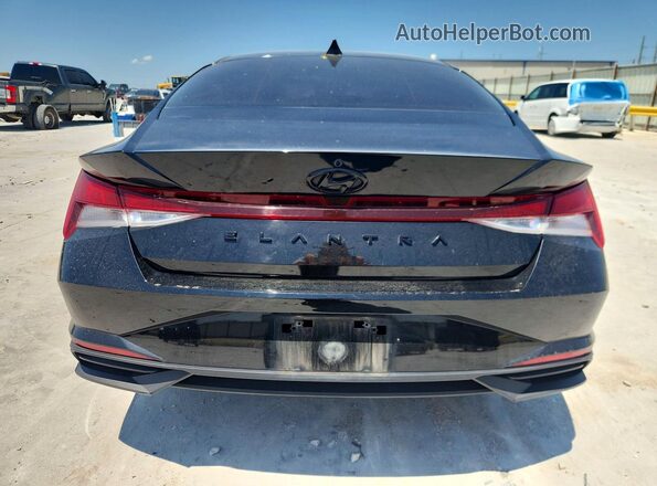 KMHLM4AGXPU582935 2023 HYUNDAI ELANTRA Black უკანა ხედი
