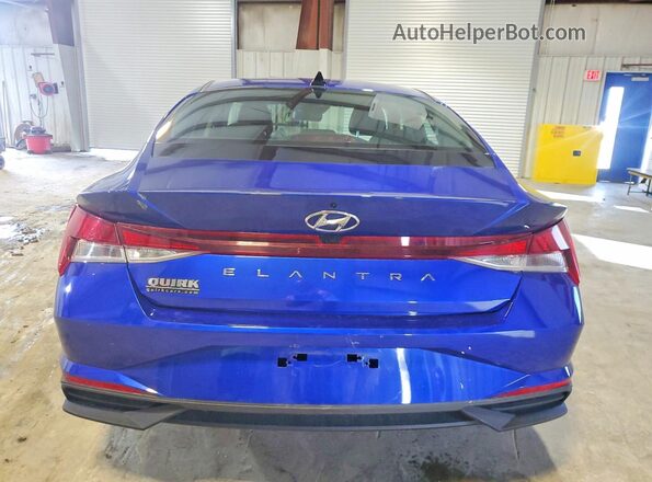 KMHLM4AGXPU620308 2023 HYUNDAI ELANTRA Синий Вид сзади