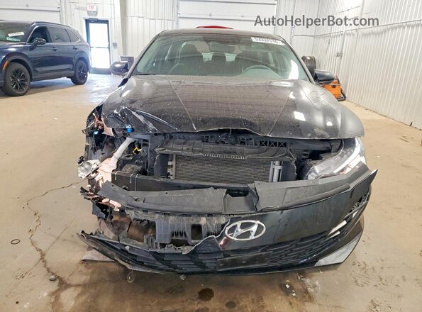 KMHLM4AJ3PU080960 2023 HYUNDAI ELANTRA Black Դիմացի տեսք