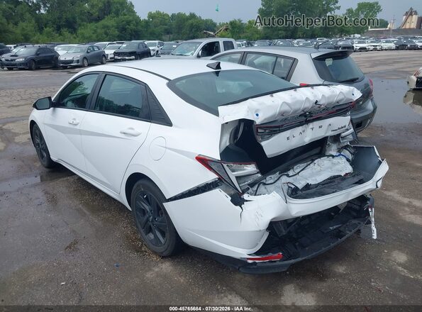 KMHLM4AJ4MU004059 2021 HYUNDAI ELANTRA HYBRID White Tył lewy