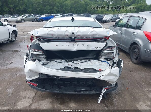 KMHLM4AJ4MU004059 2021 HYUNDAI ELANTRA HYBRID White Widok z przodu