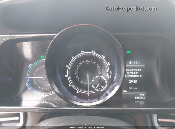 KMHLM4AJ4MU004059 2021 HYUNDAI ELANTRA HYBRID White Widok tylnych siedzeń