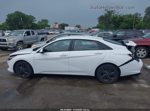 KMHLM4AJ4MU004059 2021 HYUNDAI ELANTRA HYBRID White 