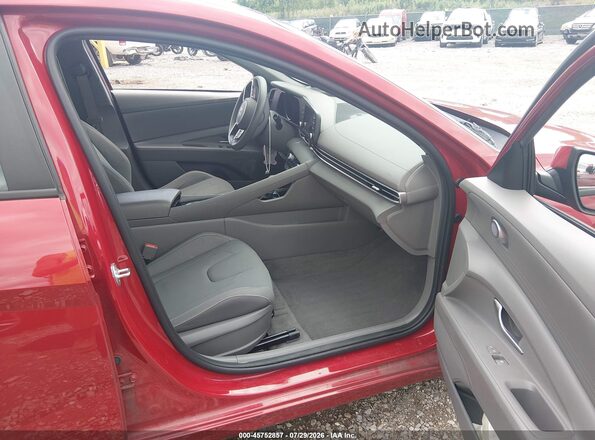 KMHLM4AJ4PU034568 2023 HYUNDAI ELANTRA HYBRID Red Vista interior delantera