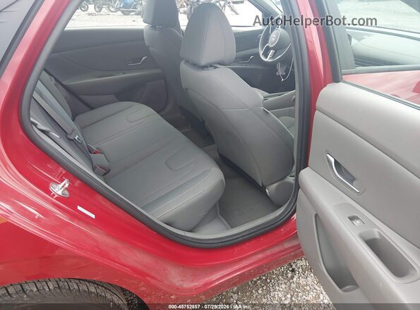 KMHLM4AJ4PU034568 2023 HYUNDAI ELANTRA HYBRID Red Vista de la etiqueta del VIN
