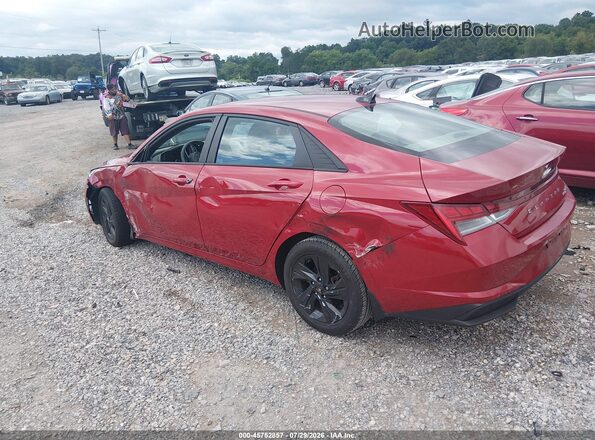KMHLM4AJ4PU034568 2023 HYUNDAI ELANTRA HYBRID Red Trasero izquierdo