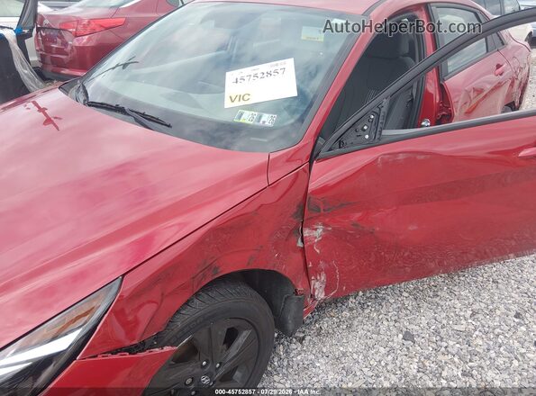 KMHLM4AJ4PU034568 2023 HYUNDAI ELANTRA HYBRID Red Vista frontal