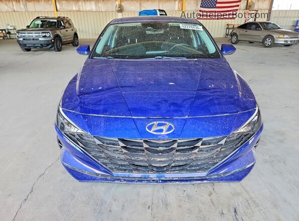 KMHLM4AJ8PU042771 2023 HYUNDAI ELANTRA Blue Вид спереду