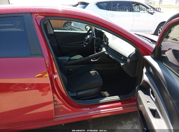 KMHLM4AJ9PU045985 2023 HYUNDAI ELANTRA HYBRID Красный Вид салона спереди