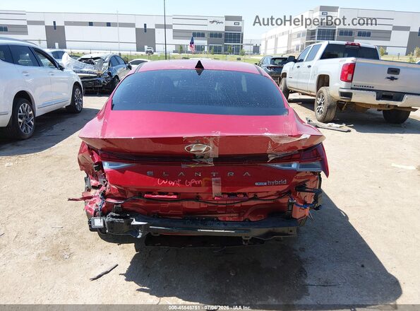 KMHLM4AJ9PU045985 2023 HYUNDAI ELANTRA HYBRID Красный 