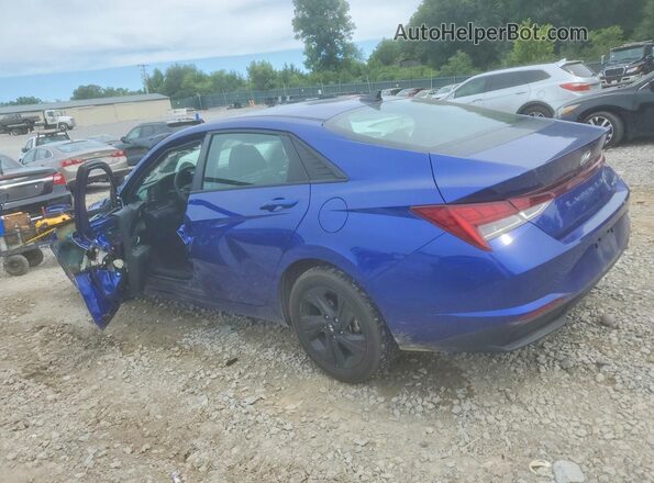 KMHLM4AJXMU010092 2021 HYUNDAI ELANTRA Blue უკანა მარცხენა