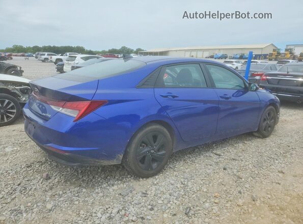 KMHLM4AJXMU010092 2021 HYUNDAI ELANTRA Blue უკანა მარჯვენა