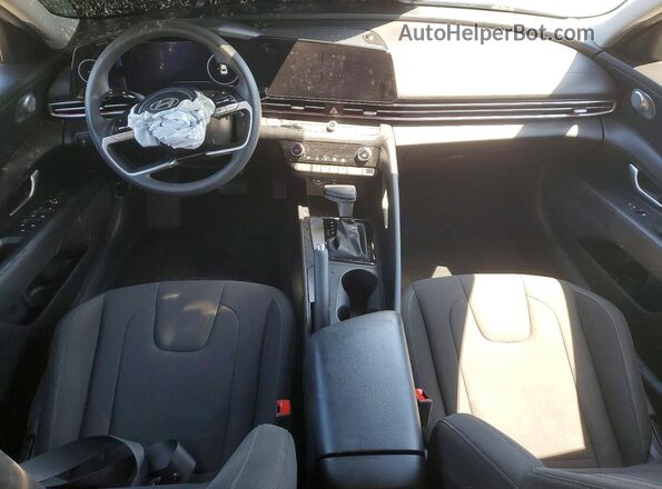 KMHLM4DG0RU640730 2024 HYUNDAI ELANTRA Blue Widok deski rozdzielczej