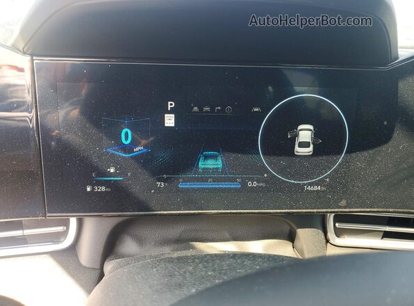 KMHLM4DG0RU842841 2024 HYUNDAI ELANTRA Синий Вид щитка приборов