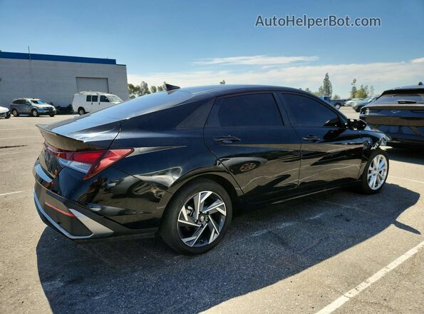 KMHLM4DG0SU951287 2025 HYUNDAI ELANTRA Black Trasero derecho
