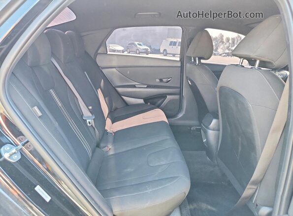 KMHLM4DG0SU951287 2025 HYUNDAI ELANTRA Black Vista de los asientos traseros