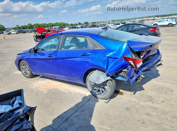 KMHLM4DG1RU664759 2024 HYUNDAI ELANTRA Blue Trasero izquierdo