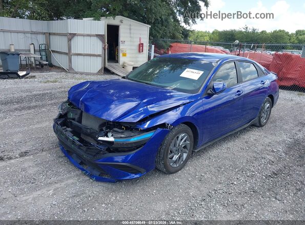 KMHLM4DG1RU777370 2024 HYUNDAI ELANTRA Blue Передня ліва чверть