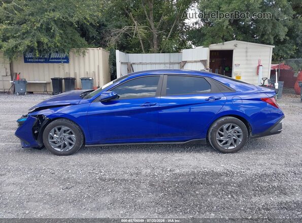 KMHLM4DG1RU777370 2024 HYUNDAI ELANTRA Blue Панорамний вид салону 360°