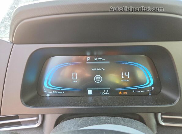 KMHLM4DG2SU032178 2025 HYUNDAI ELANTRA Черный Вид щитка приборов