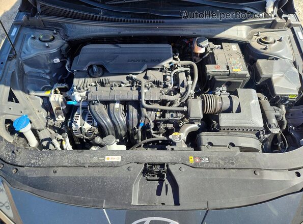 KMHLM4DG2SU059090 2025 HYUNDAI ELANTRA Gray Vista interior trasera