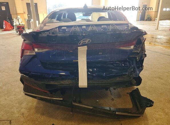 KMHLM4DG2SU996022 2025 HYUNDAI ELANTRA Blue Widok z tyłu
