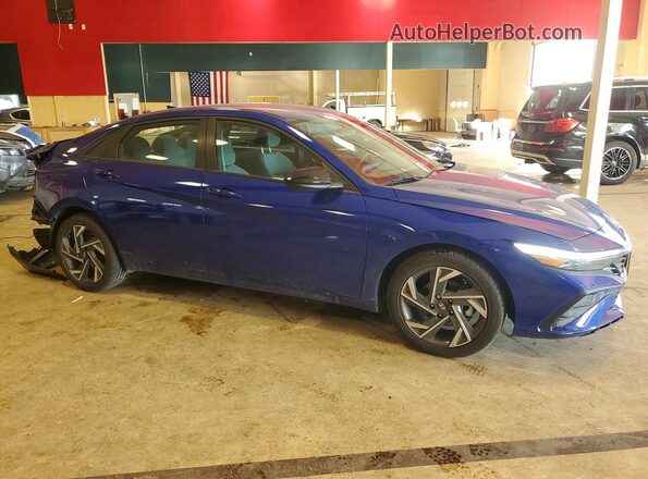 KMHLM4DG2SU996022 2025 HYUNDAI ELANTRA Blue Przód prawy