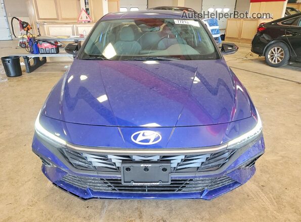 KMHLM4DG2SU996022 2025 HYUNDAI ELANTRA Blue Widok z przodu