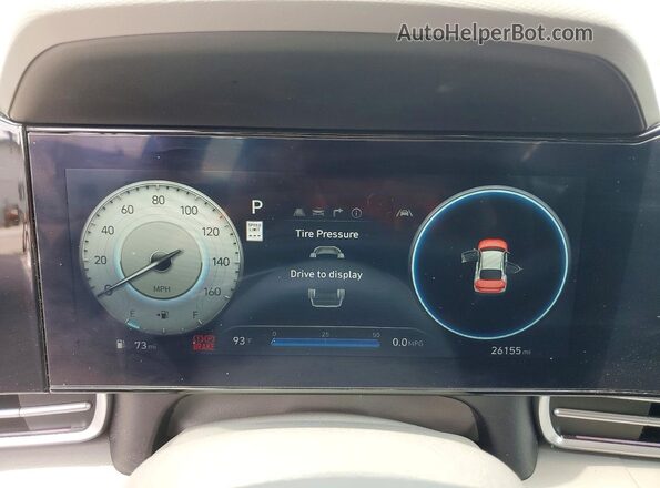 KMHLM4DG3RU638521 2024 HYUNDAI ELANTRA Gray Instrument cluster view