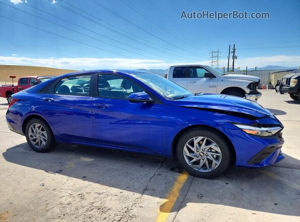 KMHLM4DG3RU643184 2024 HYUNDAI ELANTRA Blue Przód prawy