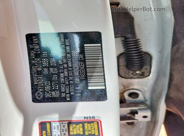 KMHLM4DG3RU711998 2024 HYUNDAI ELANTRA White Vista del compartimento del motor
