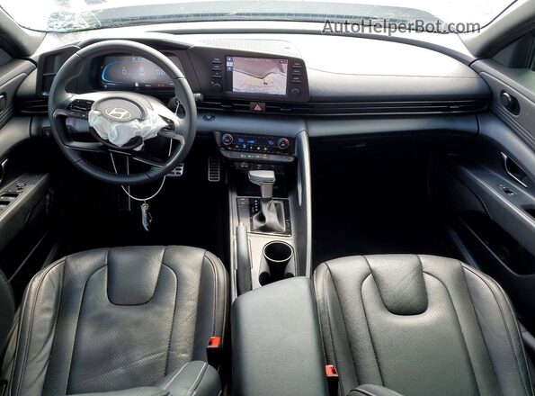 KMHLM4DG3SU870249 2025 HYUNDAI ELANTRA Gray Առջևի վահանակի տեսք