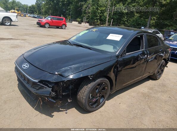 KMHLM4DG3TU199442 2026 HYUNDAI ELANTRA Black Vista tres cuartos delantera izquierda