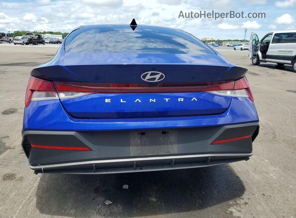 KMHLM4DG4RU706356 2024 HYUNDAI ELANTRA Blue Rear view