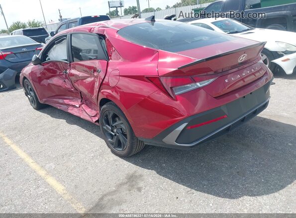 KMHLM4DG4TU137158 2026 HYUNDAI ELANTRA Red უკანა მარცხენა