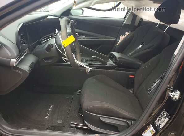 KMHLM4DG5RU669589 2024 HYUNDAI ELANTRA Black Вид салону спереду